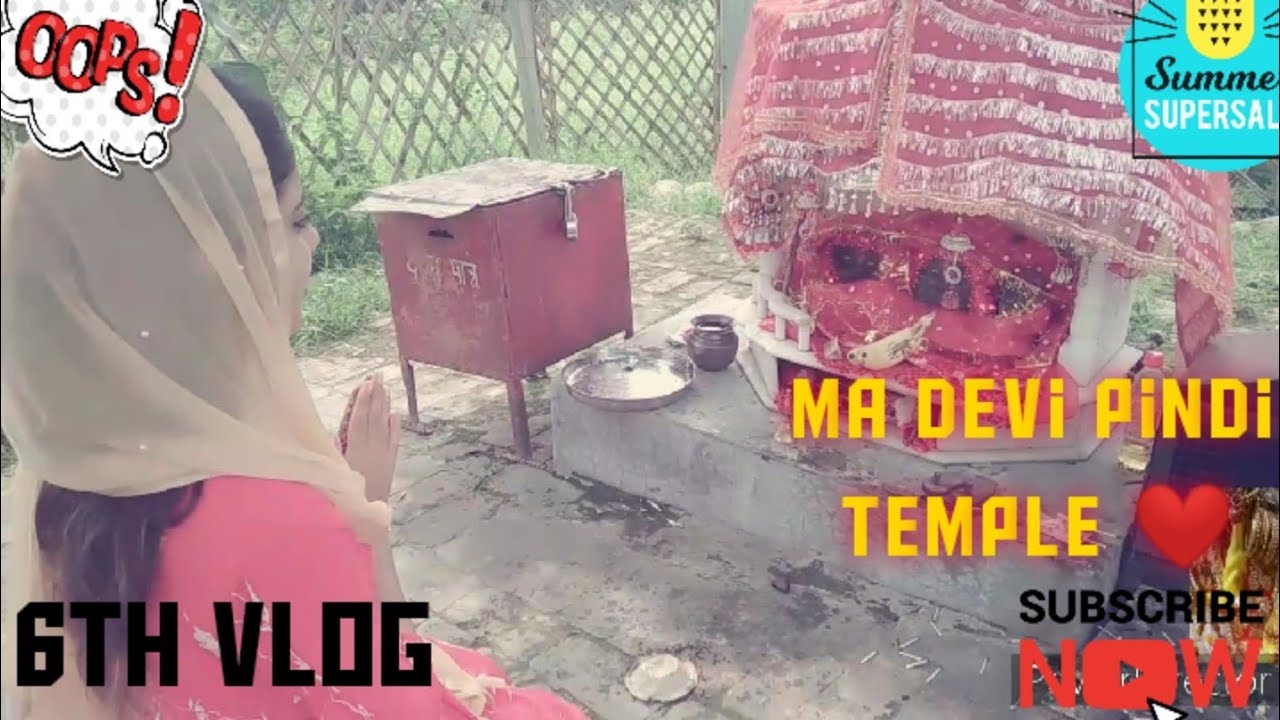 6th Vlog |Ma Devi Pindi Temple |Vidhu Slathia|