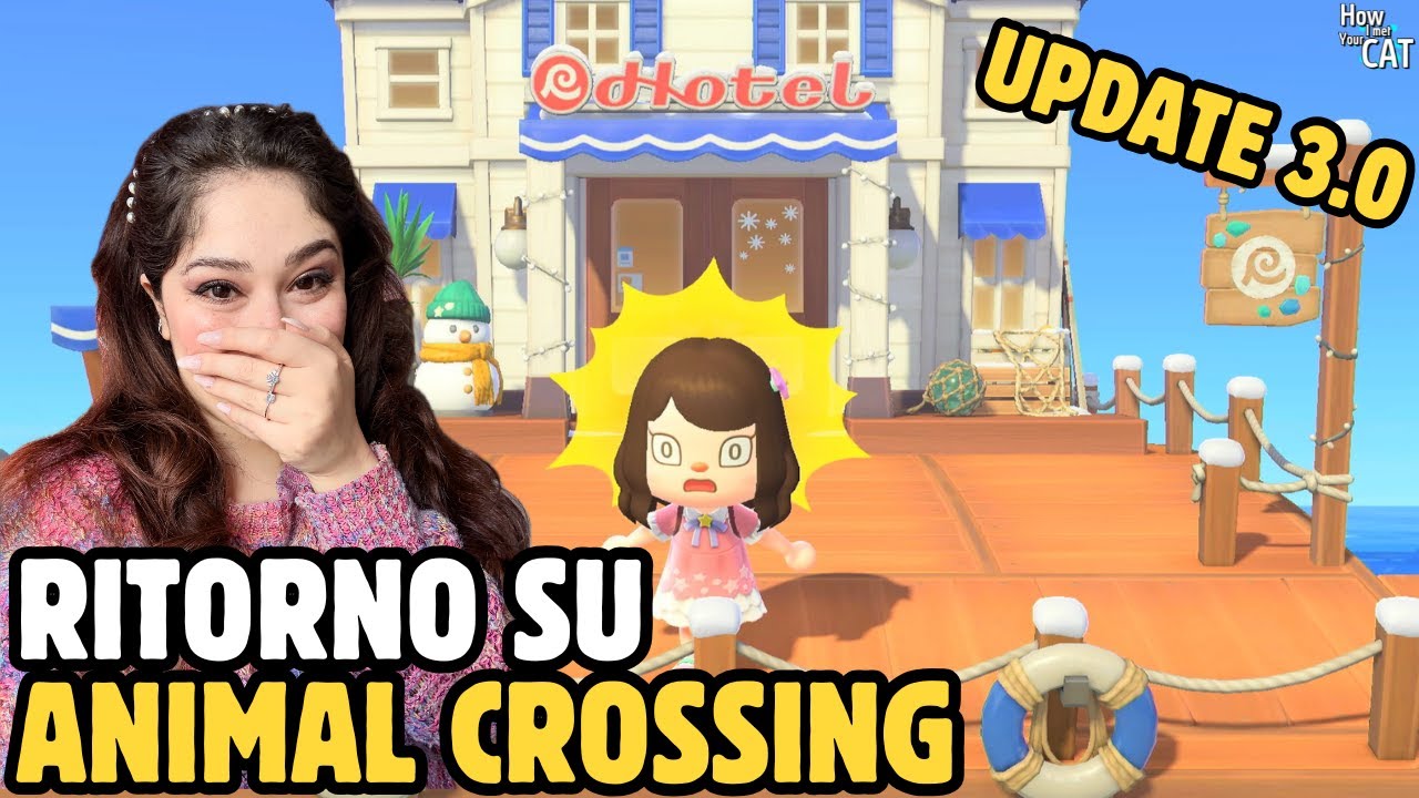 Torno su ANIMAL CROSSING New Horizon per DECORARE l'ALBERGO di REMO | UPDATE 3.0