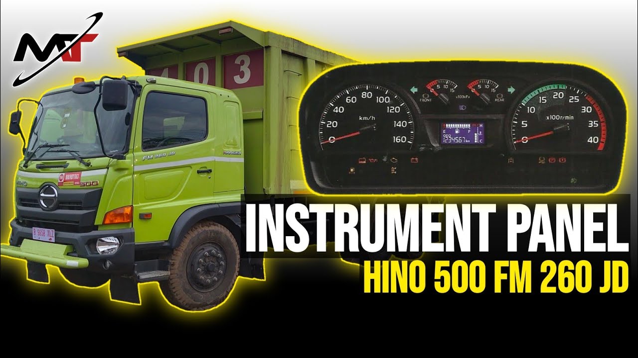 Nama-Nama Instrument Panel HINO 500 FM 260 JD Versi Marco Tumangken