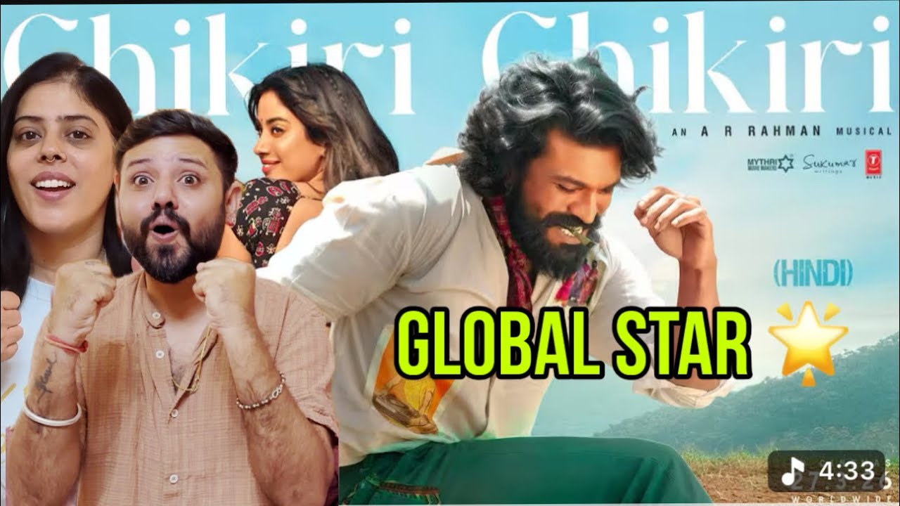 Chikiri Chikiri Video Song (Hindi) Reaction | Peddi | Ram Charan |Janhvi|Buchi Babu|AR Rahman |Mohit