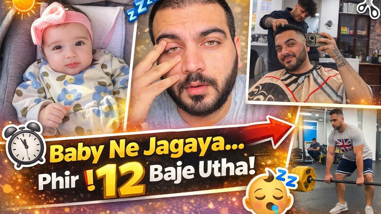 “Baby Ne Sone Nahi Diya! 😴➡️ Gym Day”#dailyvlog #vlog #youtube #gym 