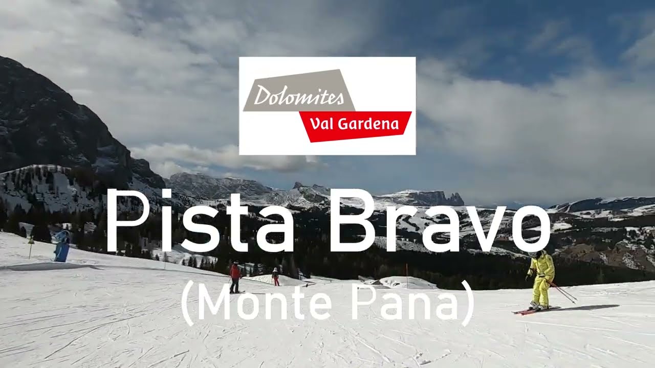 Pista Bravo (La Romantica): stupenda discesa per i boschi del Monte Pana #valgardena #dolomiti