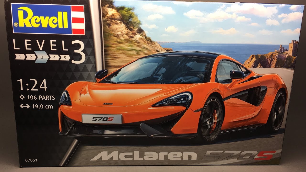 Revell: Mclaren 570S Unboxing