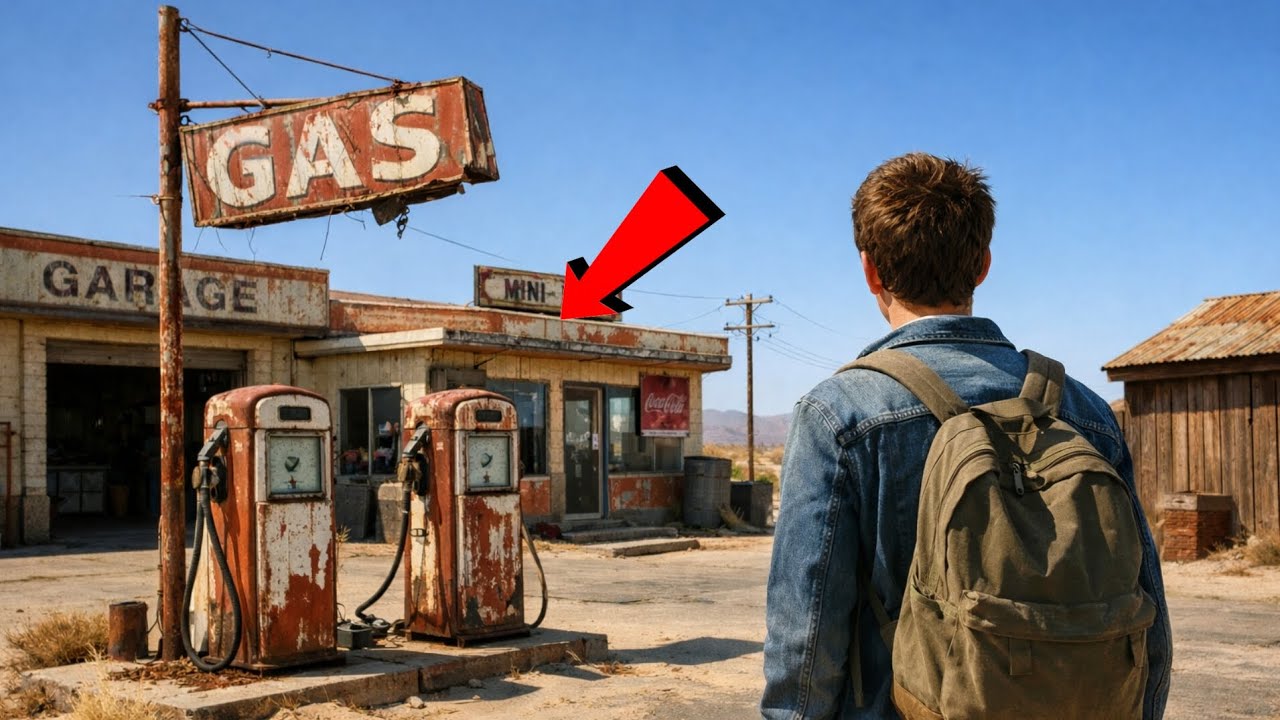 Kicked Out at 18 Orphan Inherits Dusty Gas Station  What He Found Everything Changed