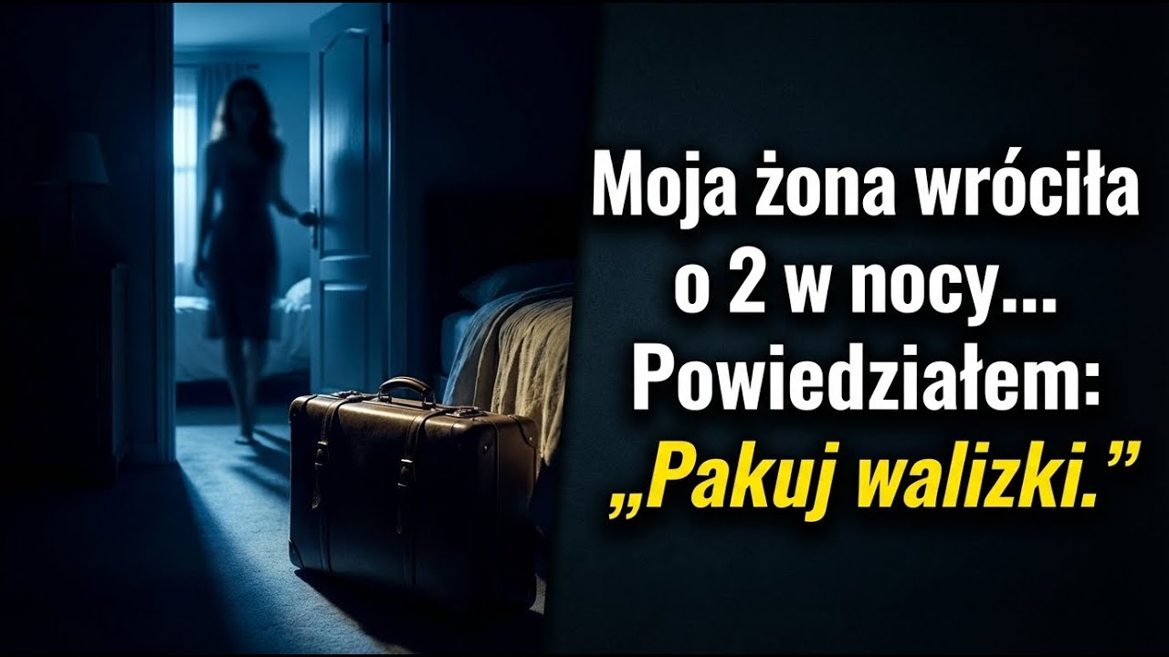 „Moja żona wróciła o 2 w nocy… Powiedziałem: ‚Pakuj walizki.’”