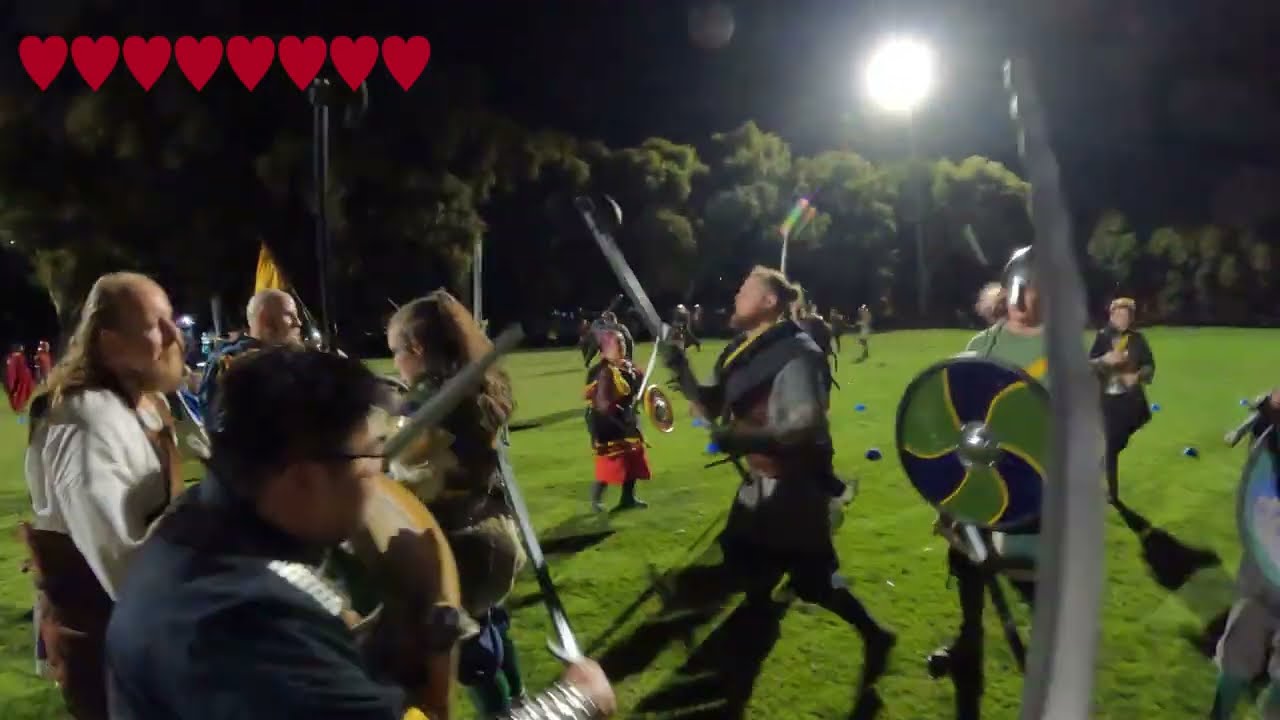 Swordcraft LARP 15/09/2023 GoPro Highlights (Spear/Zweihänder/Dane Axe/Mace & Buckler)