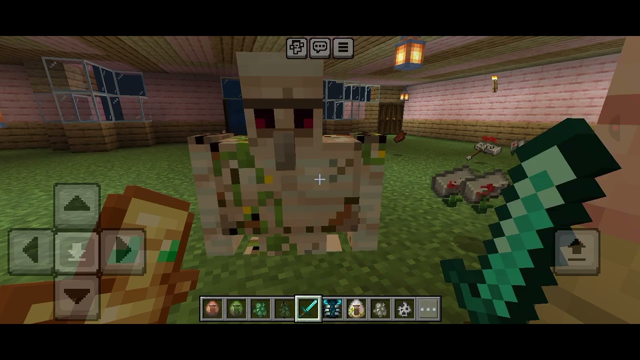 Minecraft Nice Fight in I Warden I Iron Golem I Zombie I Villager 