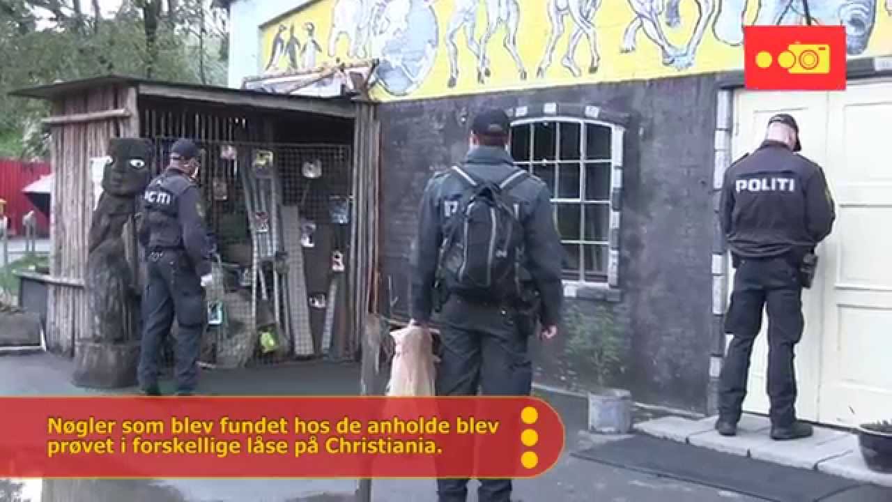 Politiaktion P&aring; Christiania. Mange christianitter anholdt