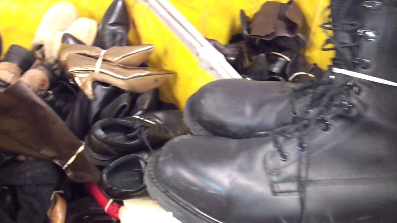 size 17 pair of boots.