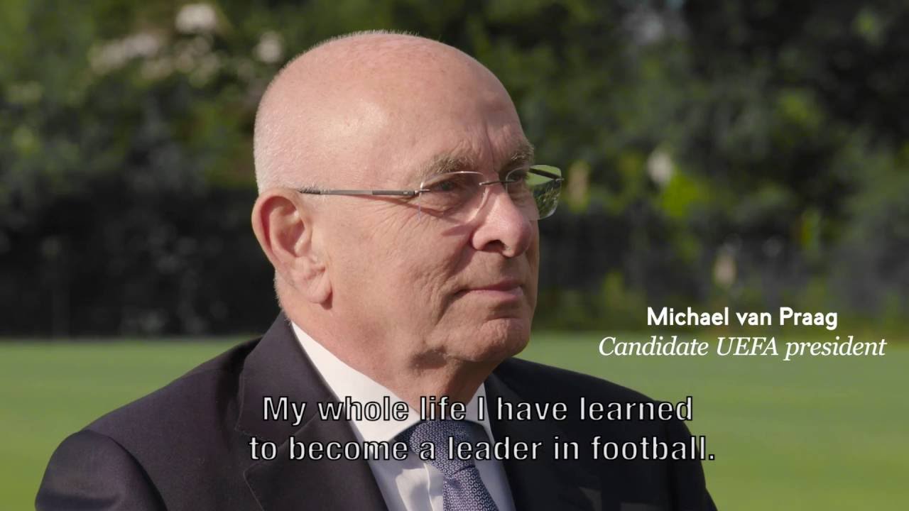 Michael van Praag - Kandidatuur presidentschap UEFA