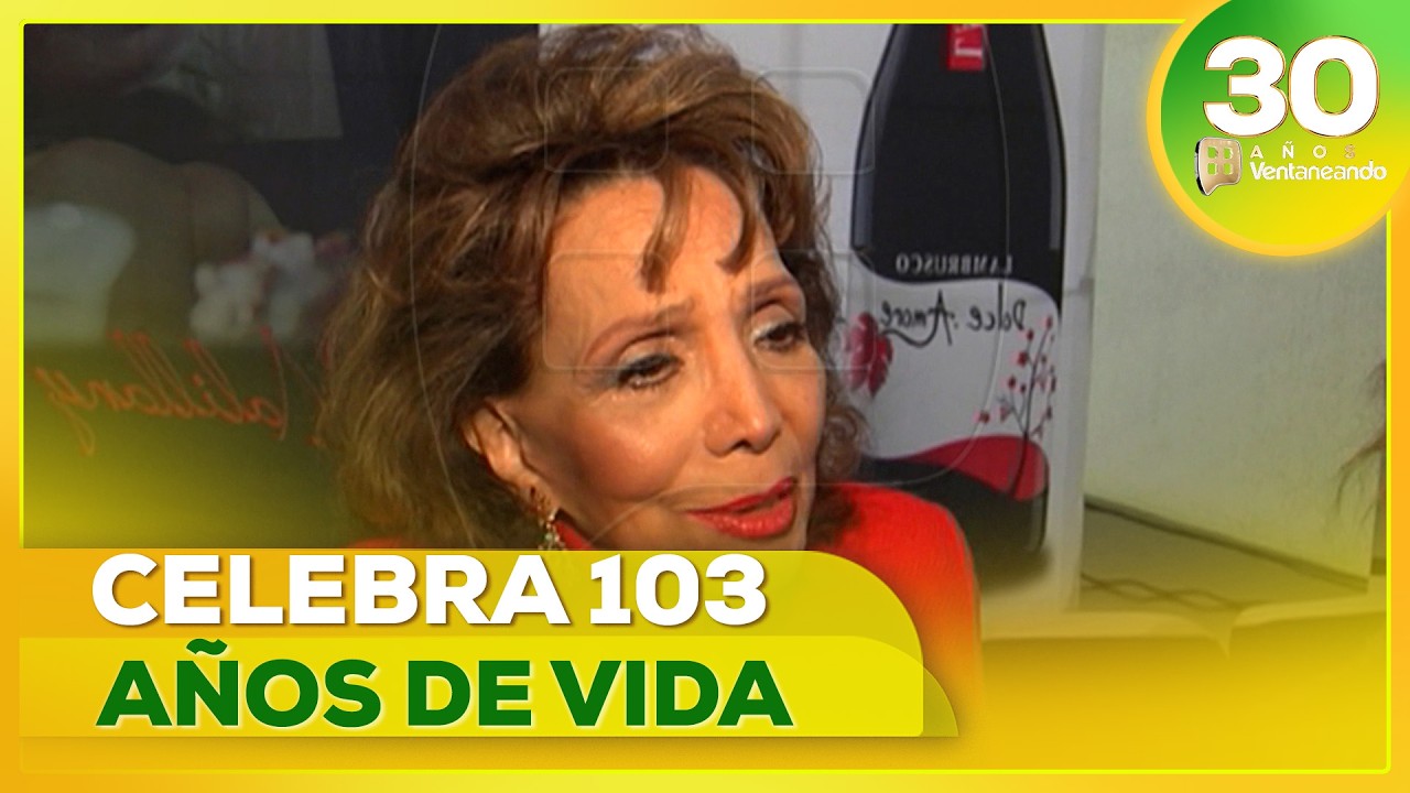 María Victoria cumplió 103 y lo celebró junto a sus hijos y nietos 🤩✨ | Ventaneando