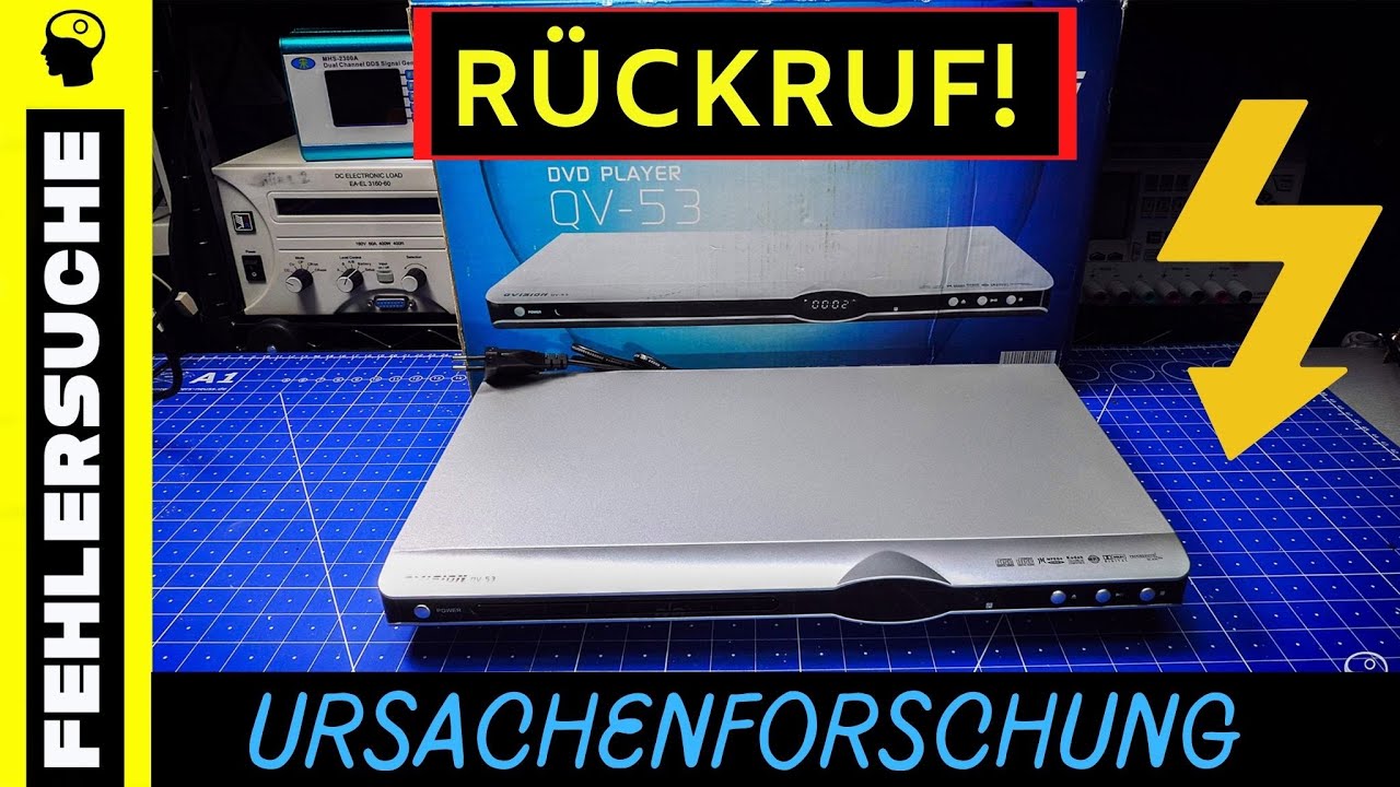 Rückruf: Tödlicher DVD Player | Ursachenforschung und Teardown