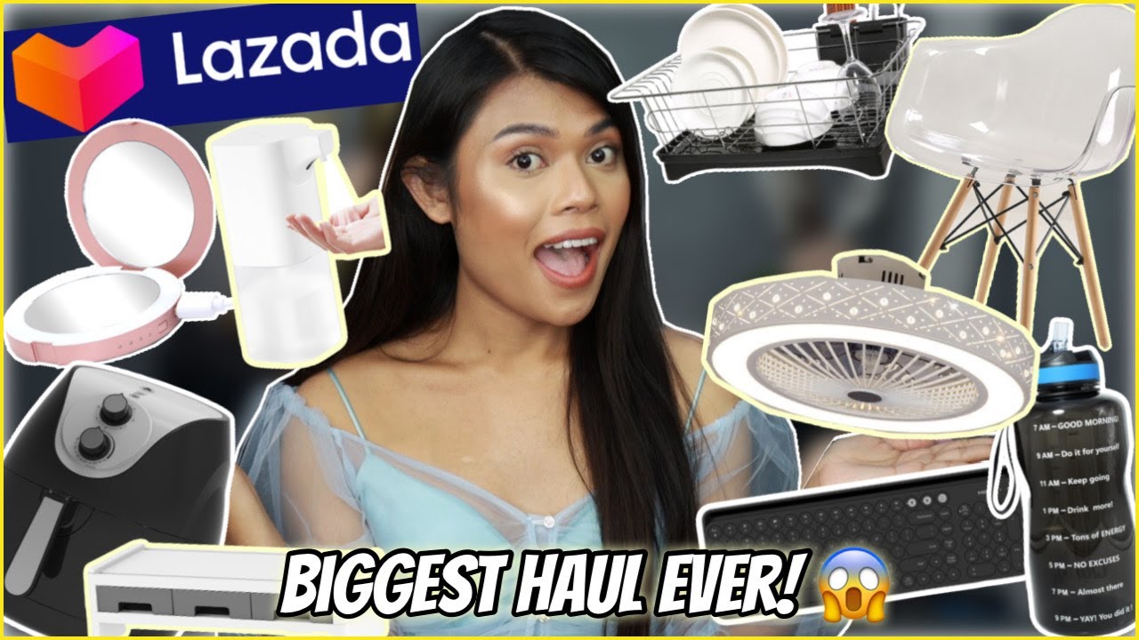 BIGGEST LAZADA HAUL EVER! MAPAPA ADD TO CART KA TALAGA! PRAMIS! EVERY THING YOU NEED IS HERE!