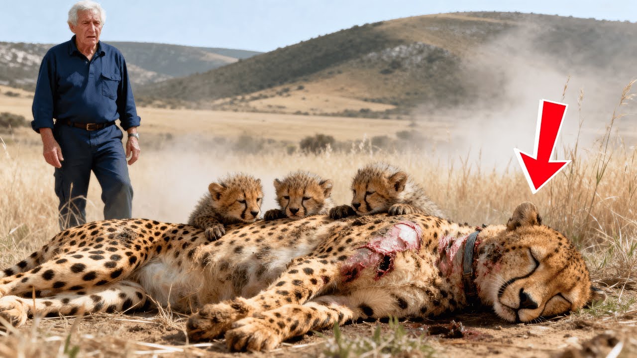 He Rescued a Collapsing Mother Cheetah and Her Cubs – Days Later, the UNBELIEVABLE Struck