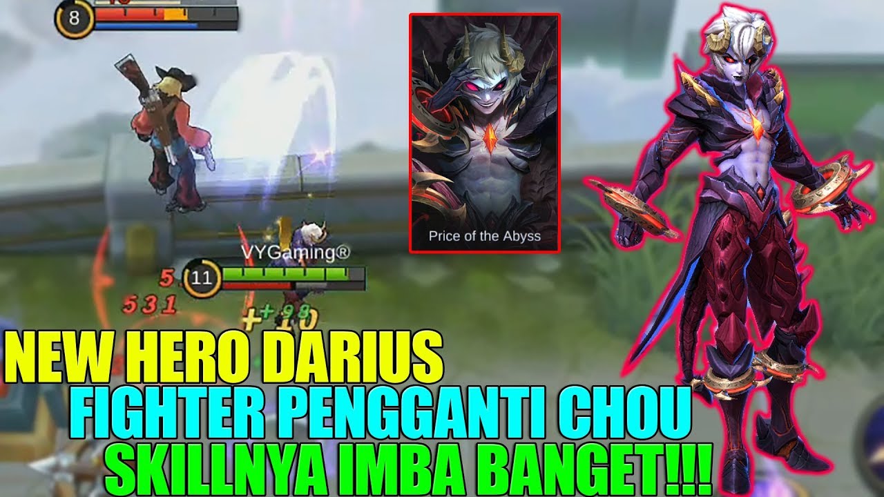 NEW HERO DARIUS - FIGHTER DENGAN SKILL PALING LENGKAP !!! BISA AUTO JADI META! MOBILE LEGENDS