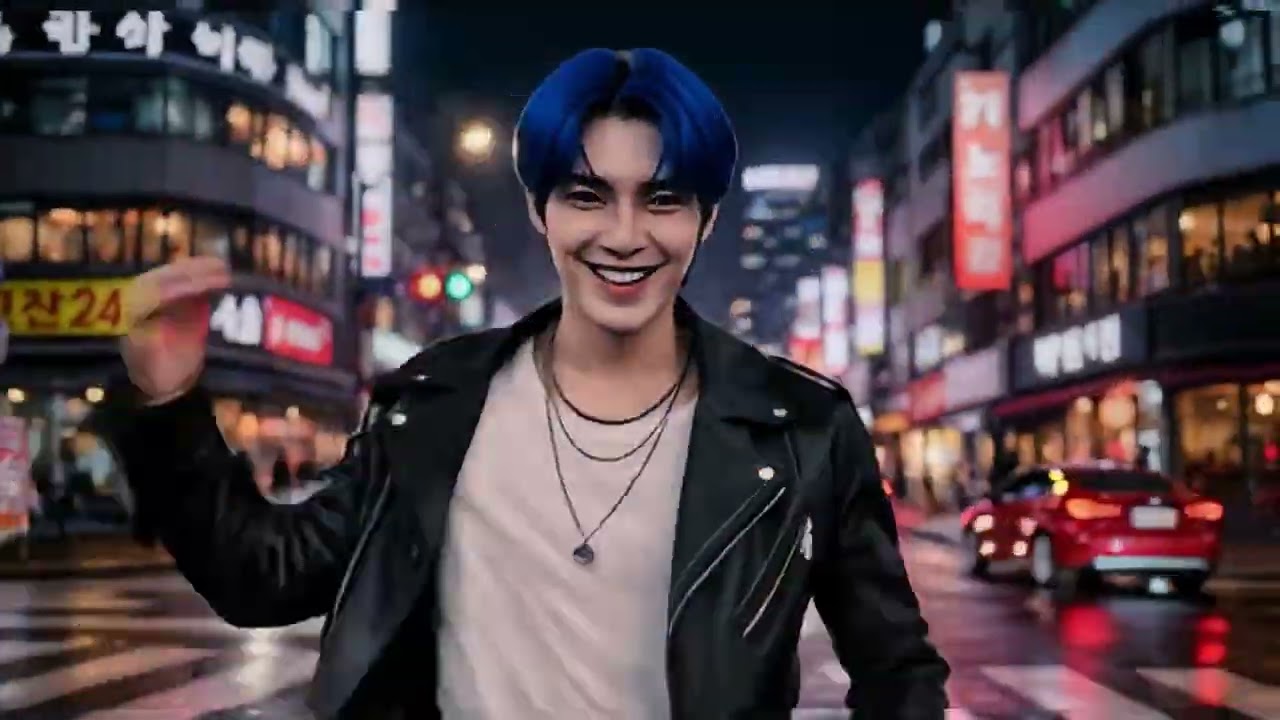 HIEI - Noite em Seul (Official AI Music Video) ✨🫰