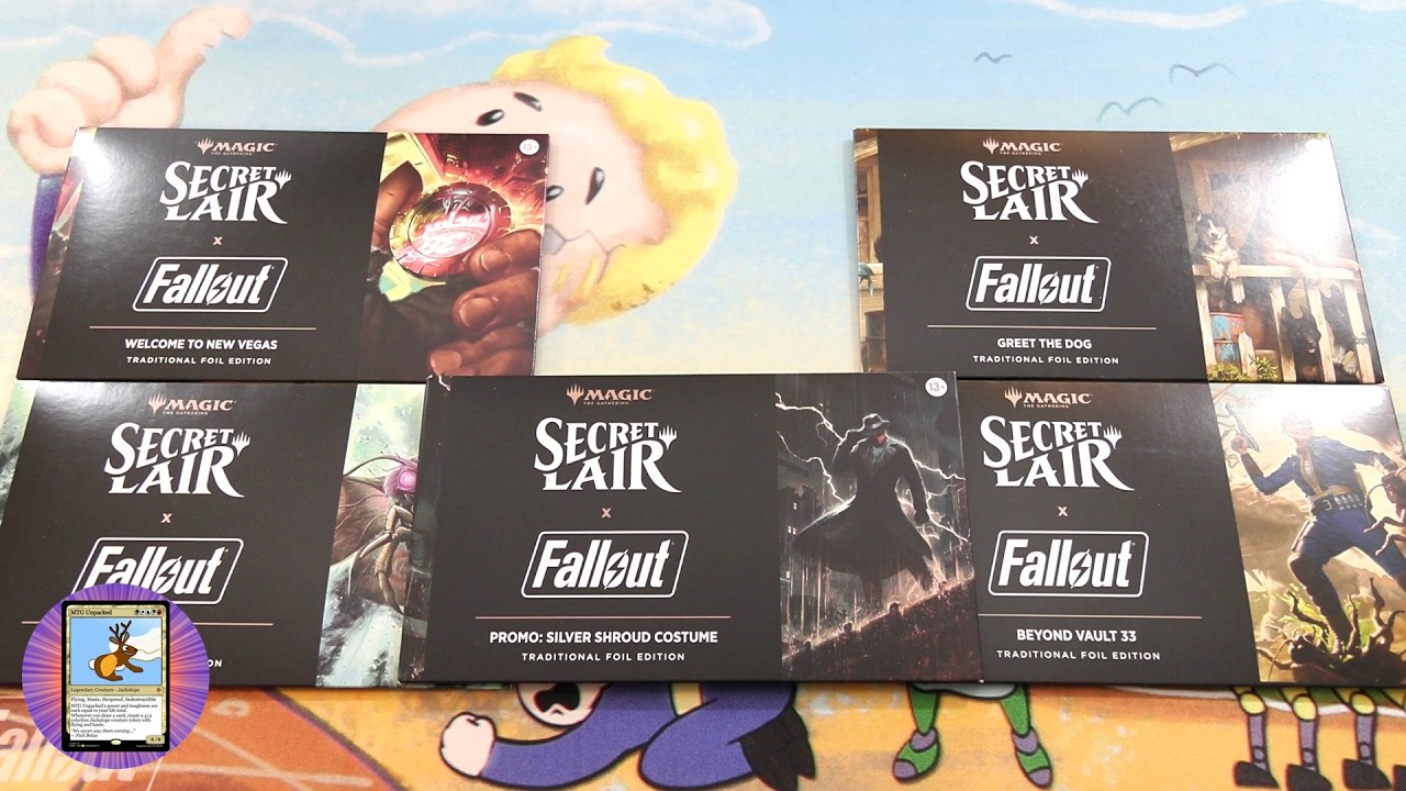 MTG Secret Lair: Fallout Superdrop Foil Unboxing