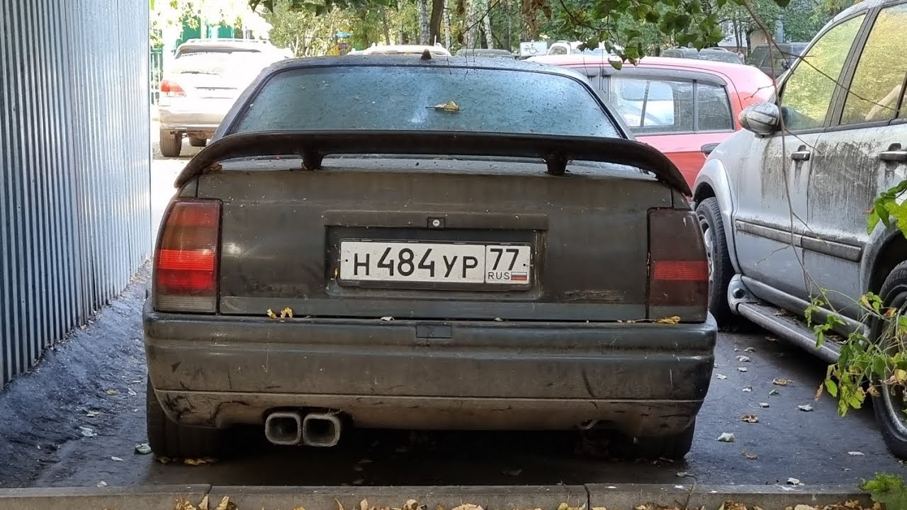 Abandoned Opel Omega Lotus Review outside
