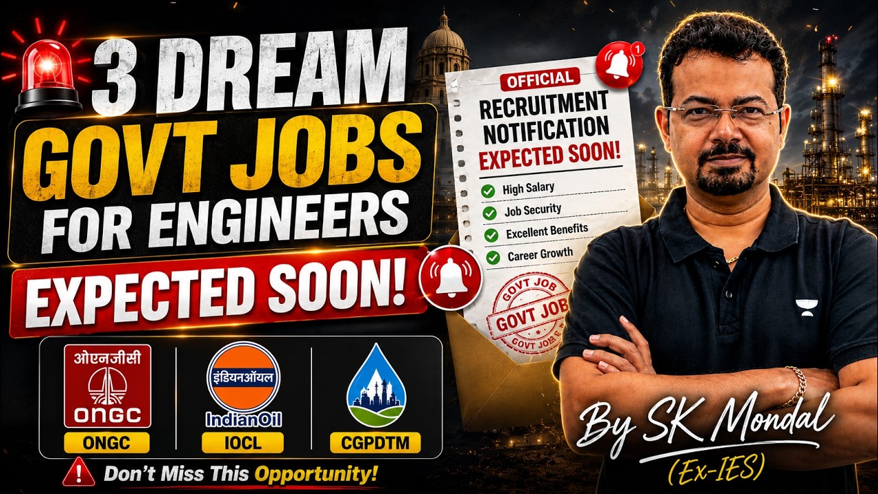 🚨 ONGC, IOCL & CGPDTM Recruitment 2026 | 3 Dream Government Jobs for Engineers 🔥