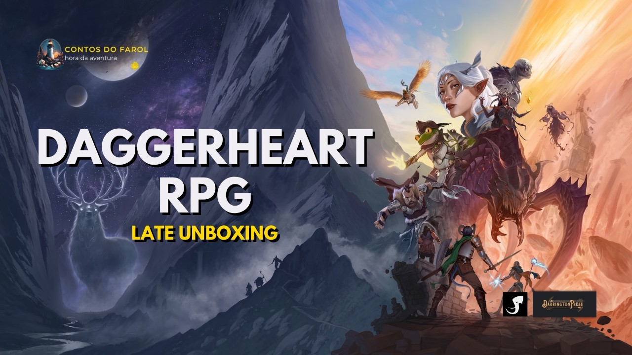 Recebi o RPG do Critical Roll | Daggerheart RPG | Unboxing