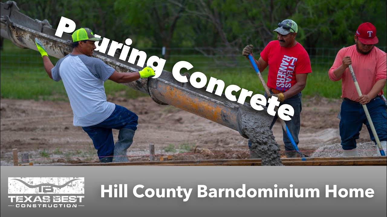 They Poured HOW MUCH Concrete? 😳 Hill County Barndominium Begins | Texas Best Construction