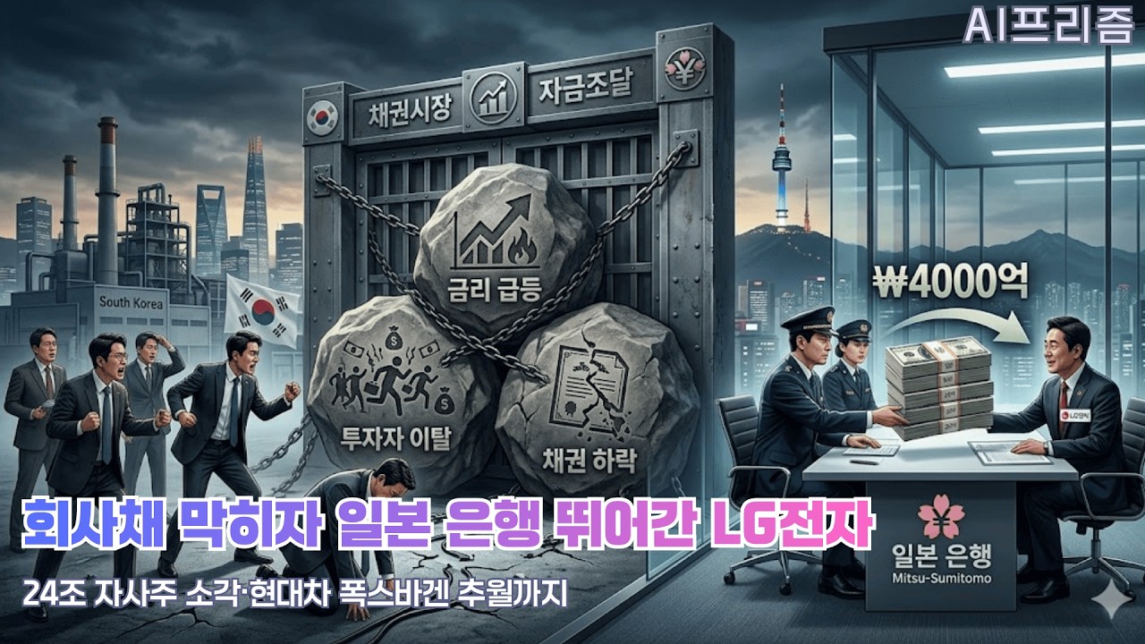회사채 막히자 日銀 찾은 LG전자, 현대차는 폭스바겐 추월 [AI PRISM]