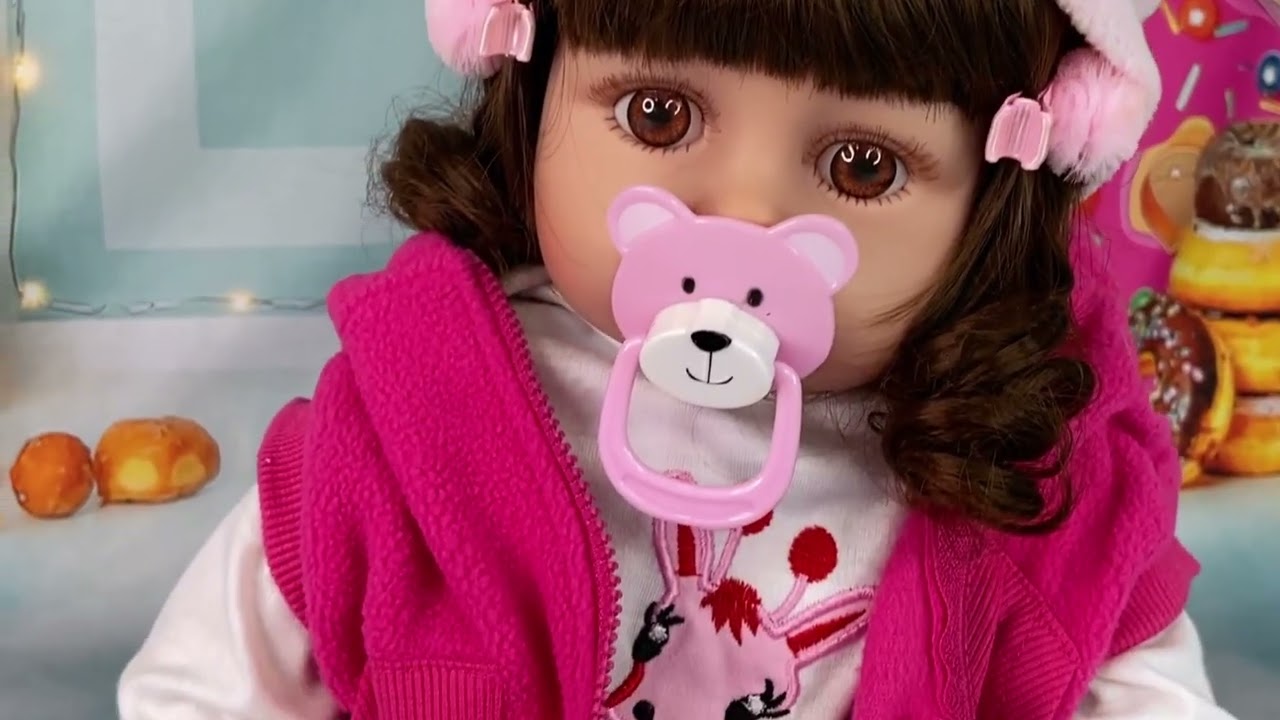 Detalhes Boneca Beb&ecirc; Reborn Realista Girafinha Brastoy - Com enxoval completo! #boneca #bebereborn
