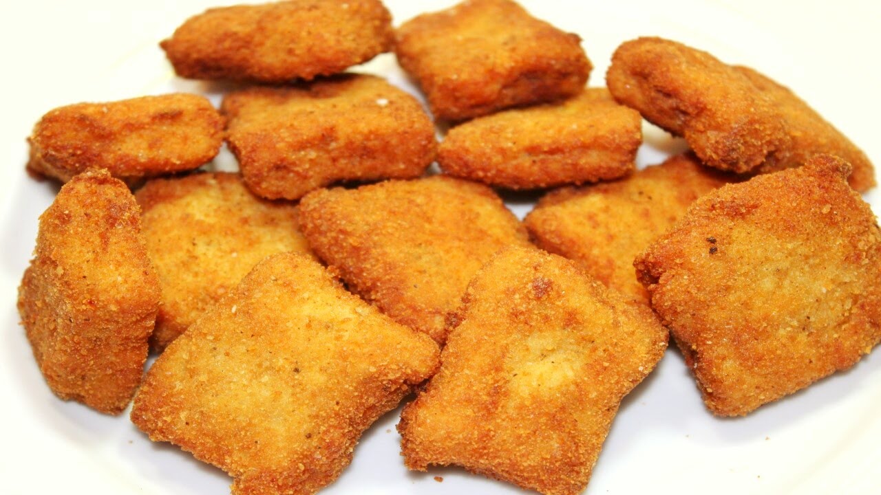 طريقة عمل الناجتس في المنزل مثل الجاهز - ناجتس الدجاج - كفتة الفراخ المقلية - Chicken Nuggets