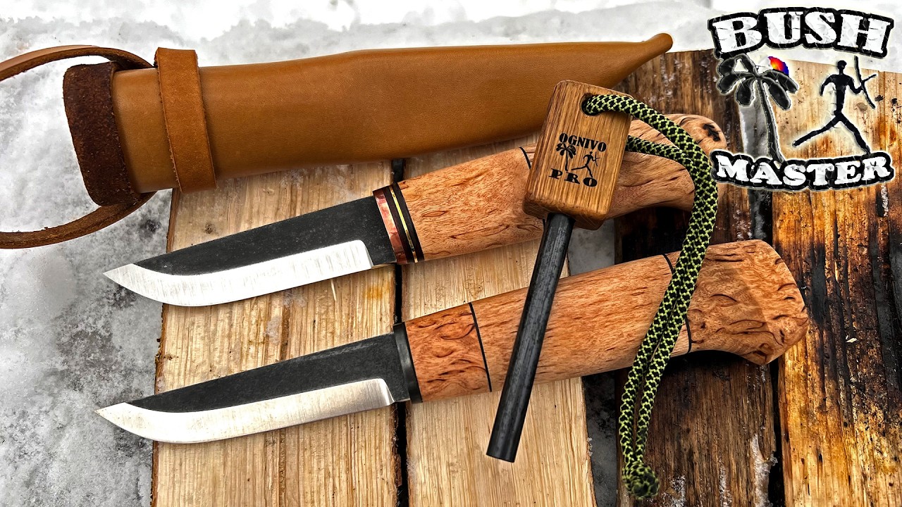 Финки от Сергея Шетухина. Ножи для леса. Лесной тест.