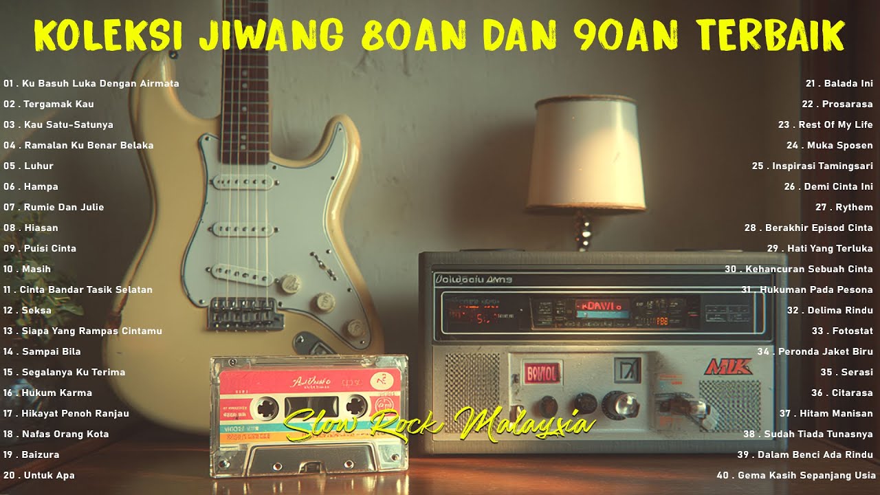 🎧 KOLEKSI LAGU JIWANG MALAYSIA EVERGREEN &ndash; ROCK KAPAK 80AN 90AN PALING POPULAR DAN TERKENANG