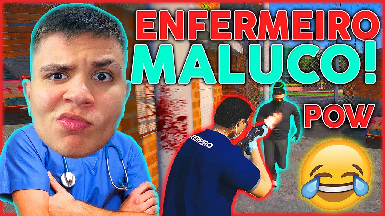 DESTRUÍ UM MORRO INTEIRO FINGlNDO SER MÉDICO no GTA RP😂 (Paulinho o LOKO)