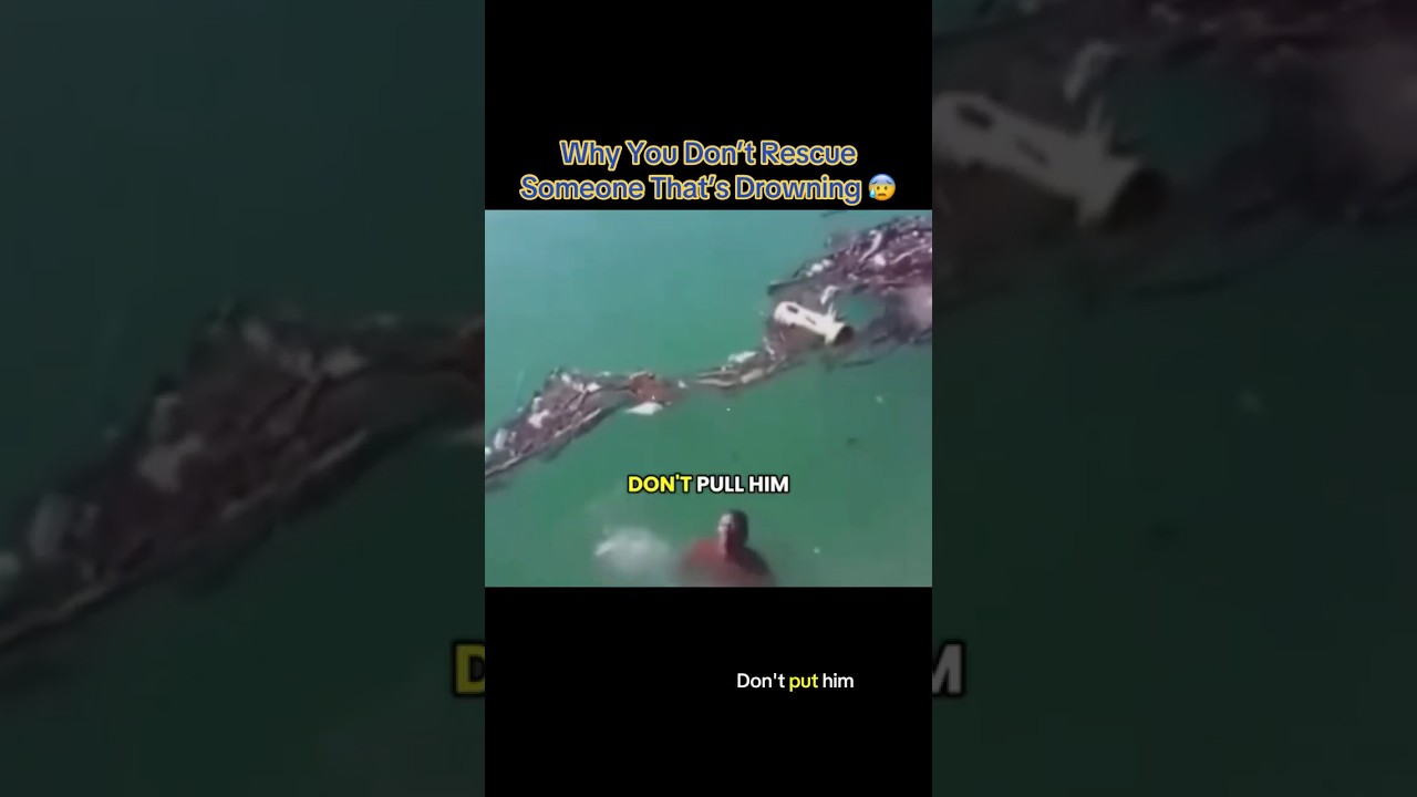 Why You Don&rsquo;t Rescue Someone That&rsquo;s Drowning 😰 (like this) #tragic