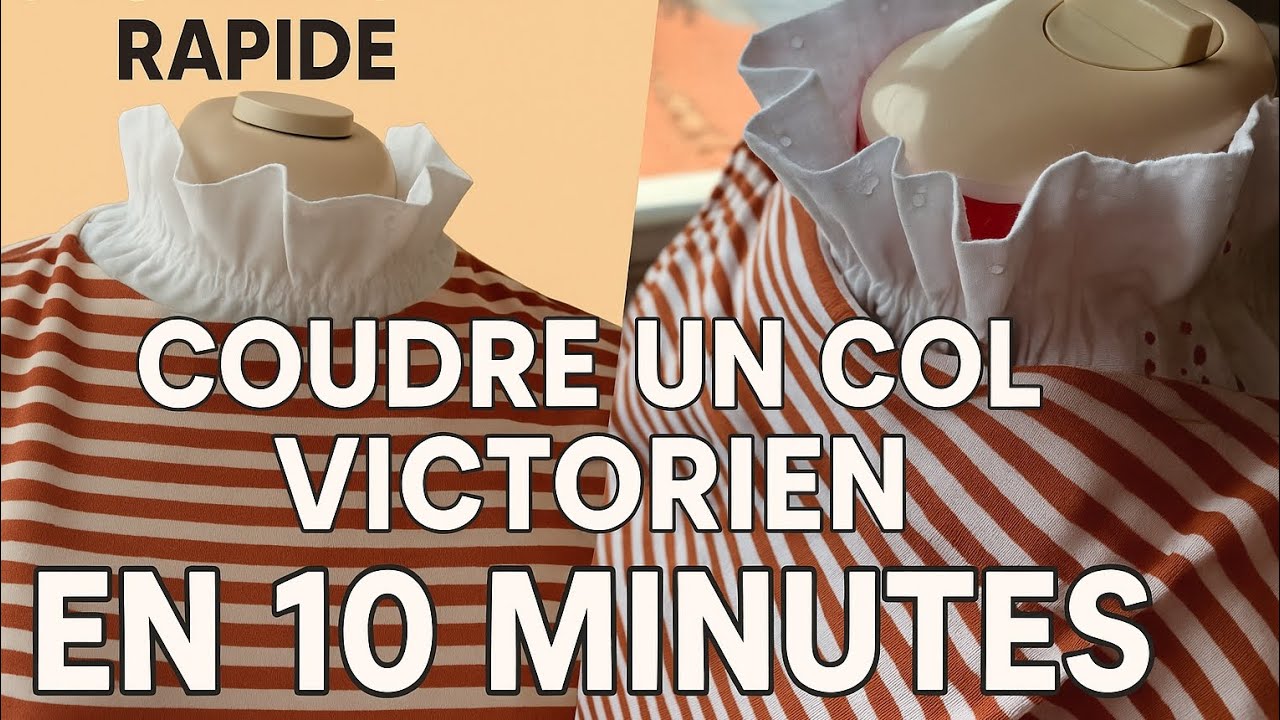 Tuto coudre un col victorien amovible 🤍
