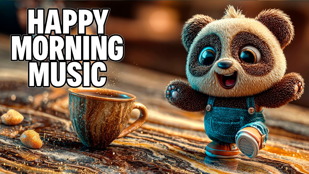 Happy Music for Morning Momentum 😄 Kitchen Set • Panda Chef on Marble Counter