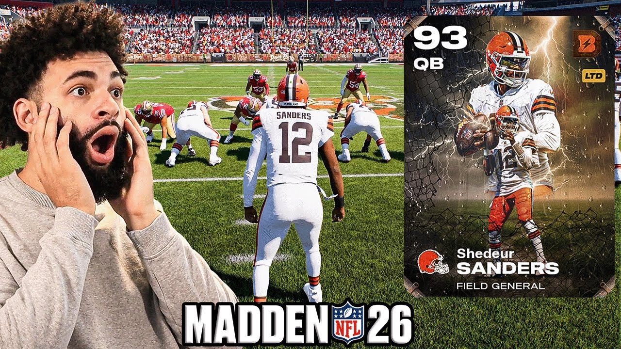 99 SPEED SHEDEUR SANDERS — ЛУЧШАЯ КАРТА, КОТОРУЮ Я КОГДА-ЛИБО ИСПОЛЬЗОВАЛ В MADDEN ULTIMATE TEAM!