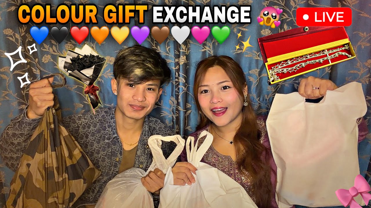 COLOUR GIFT EXCHANGE WITH DEEP❤️💚💙🩷💛🧡🤍🖤💜🤎 |