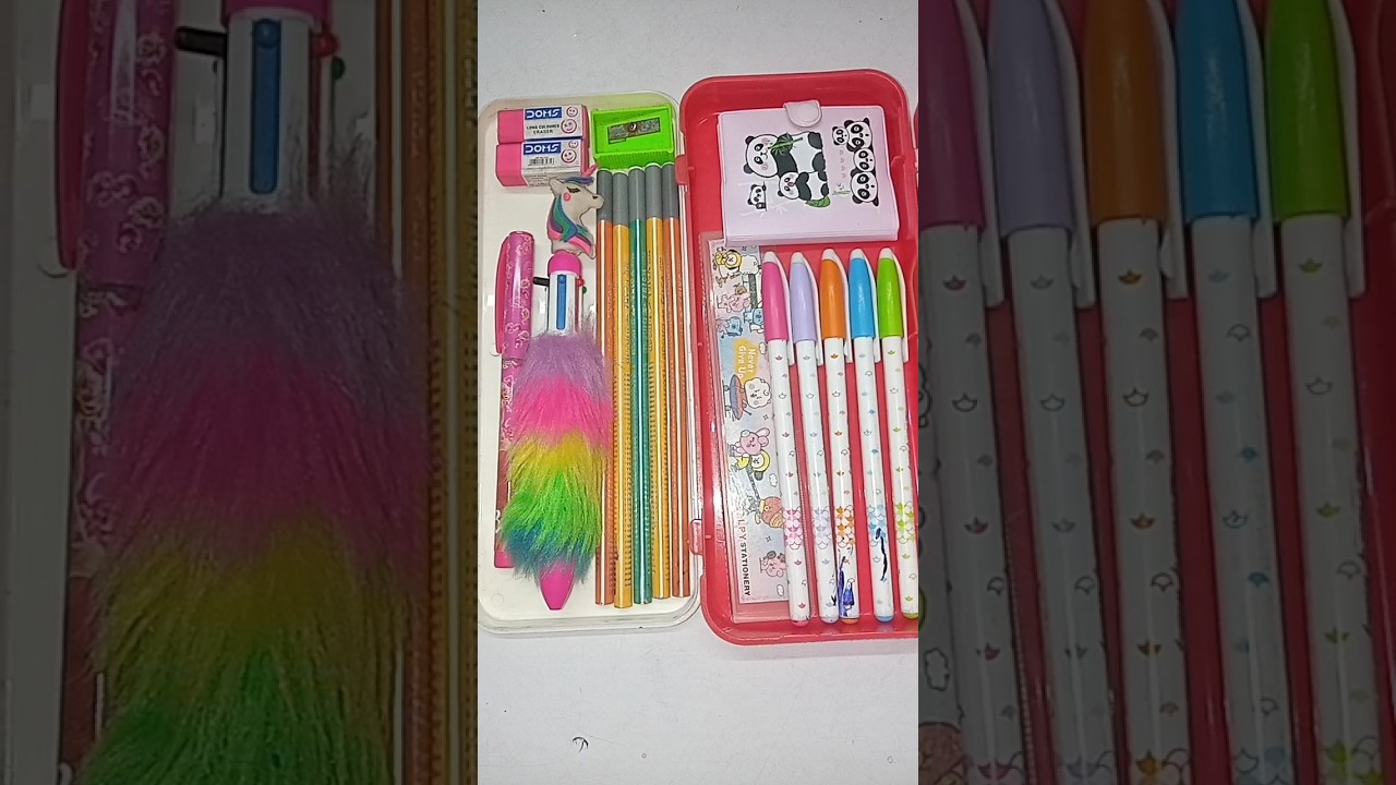 stationery#new pink stationery#asmr#asmr stationery#20s pencil stationery case#school supplies#short
