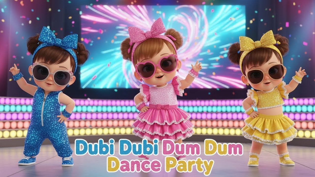 Dubi Dubi Dam Dam Kids Rap Dance Party l Cute Baby Dancing like Hip Hop, Kpop, Rock Stars