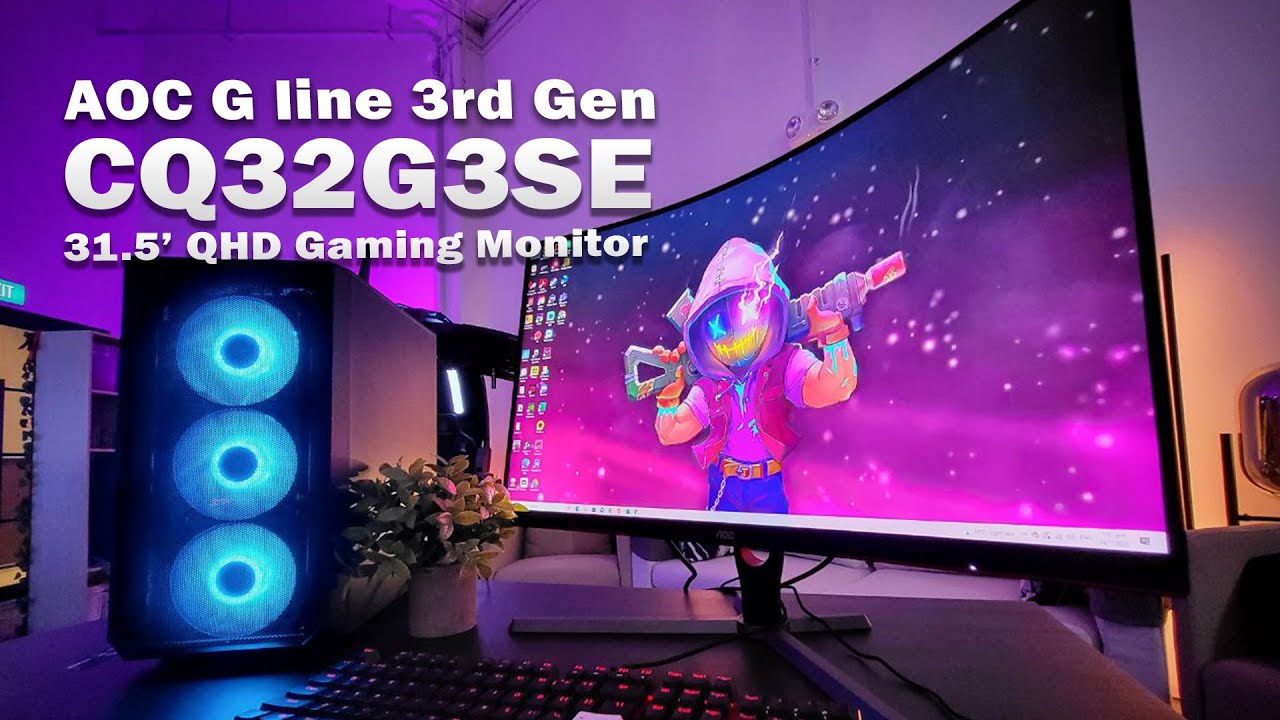AOC CQ32G3SE Curved Gaming Monitor