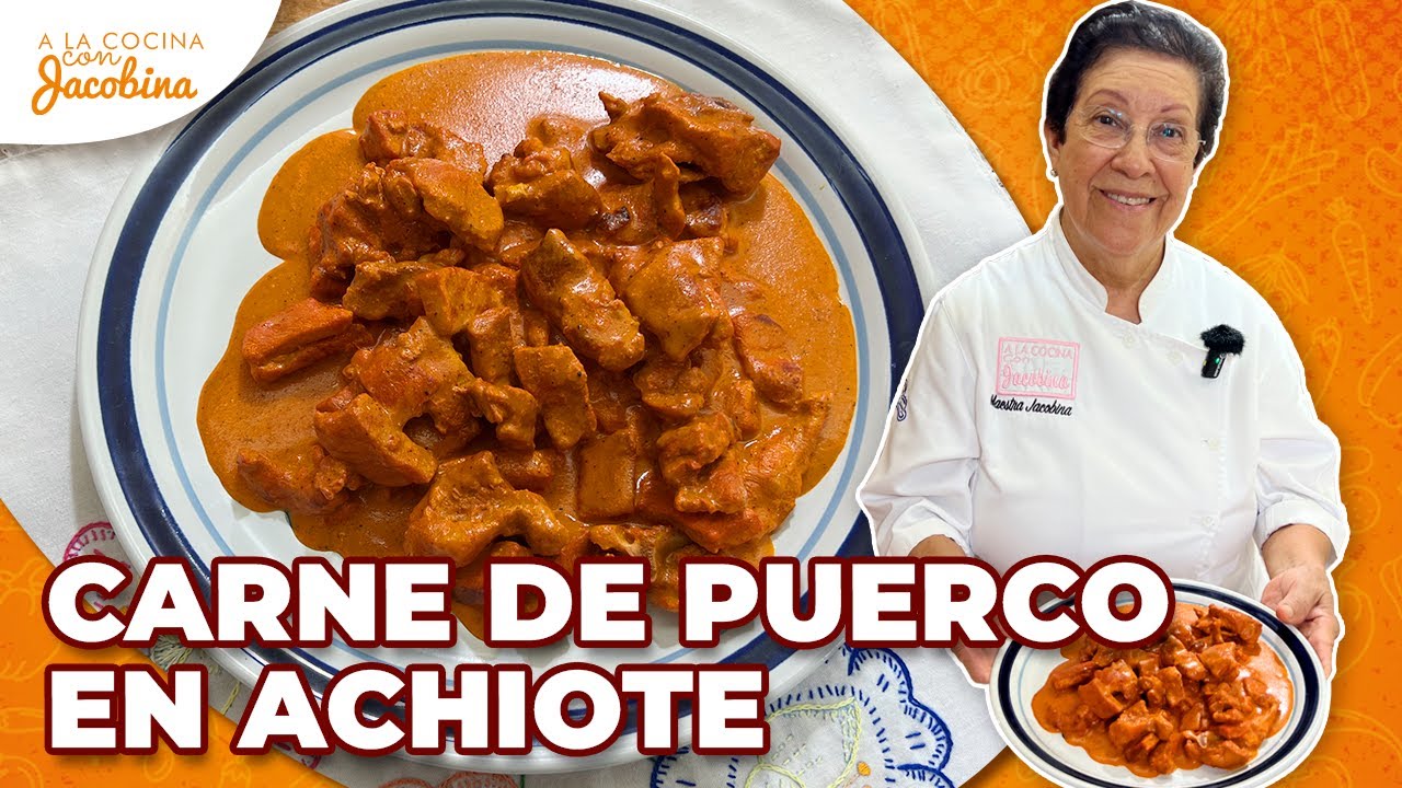 🌶️🔥 Carne de Puerco en Achiote ¡La Receta Más Jugosa y Fácil que Vas a Probar! 🍖✨