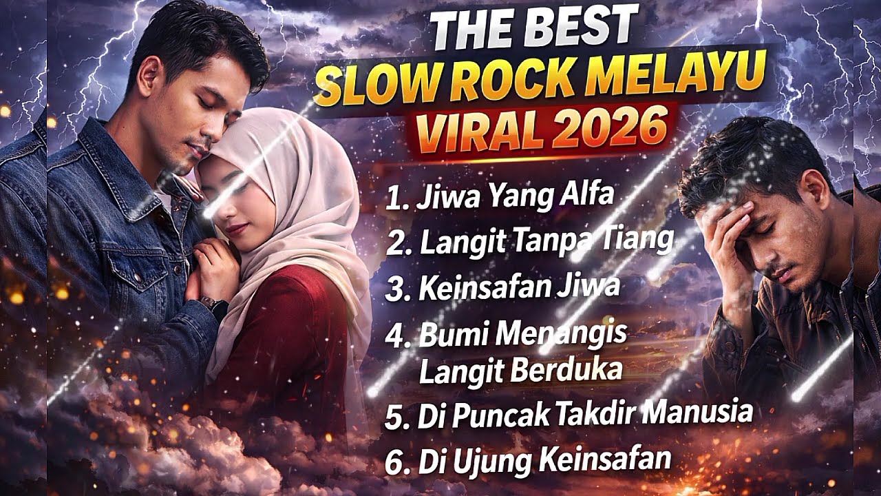 Kompilasi Slow Rock Melayu Terbaik 2026 – Viral & Penuh Makna