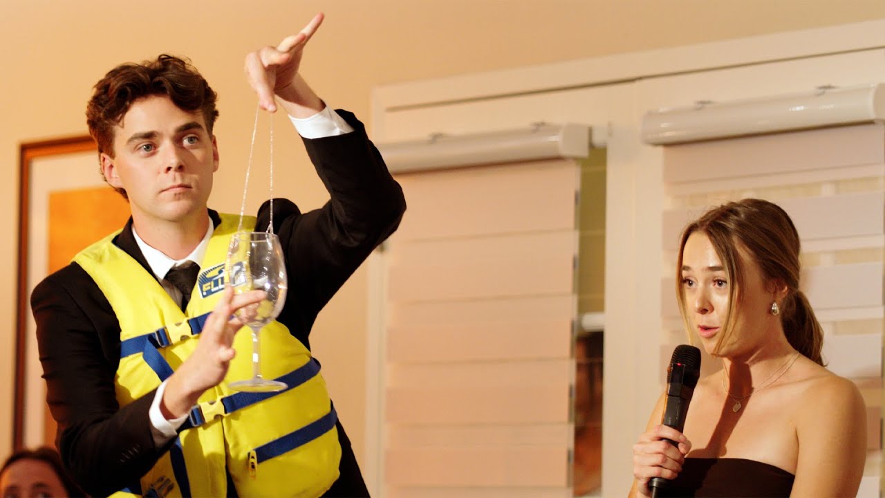 Viral Wedding Toast - Wedding MCs Do Airline Safety Demo