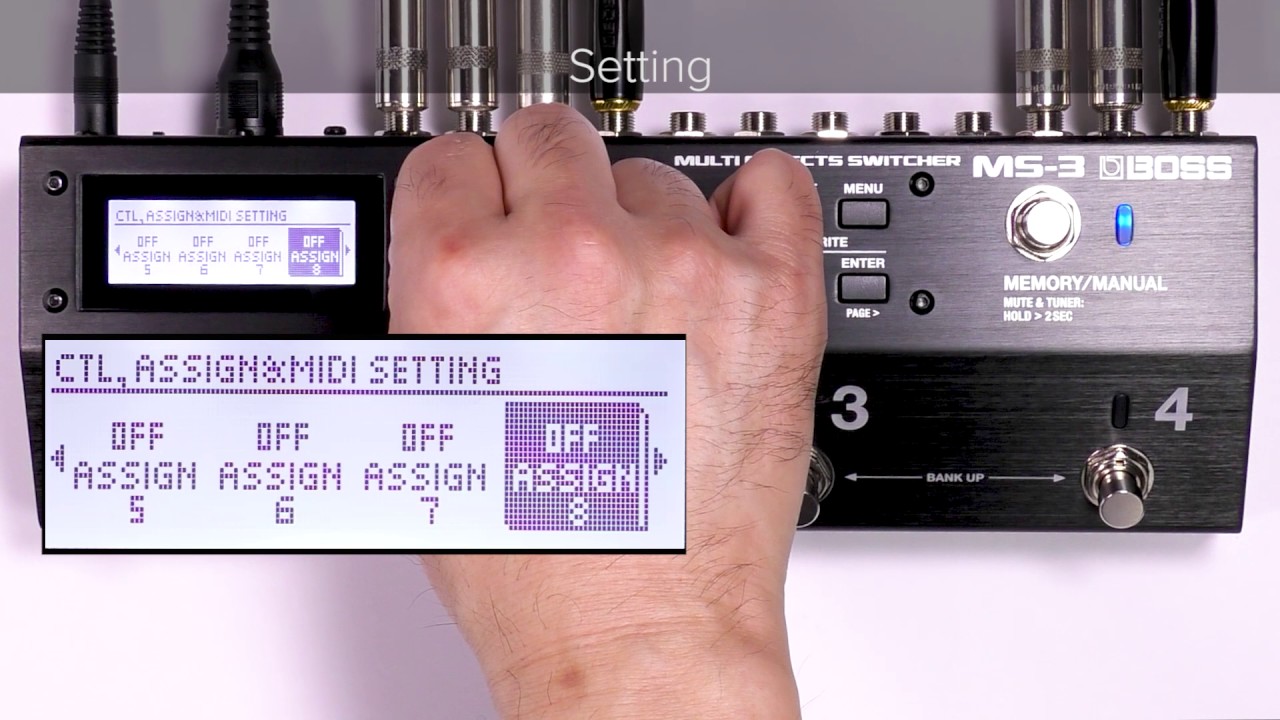 MS-3 Quick Start Chapter9: Switching Programs of External MIDI Device (MIDI PC)