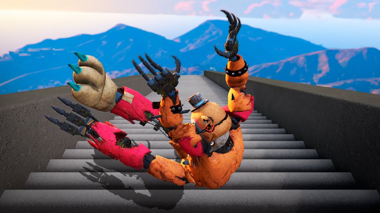 GTA 5 • FNAF 9 SB RUIN • Legendary Ragdolls • (Five Nights at Freddy's)
