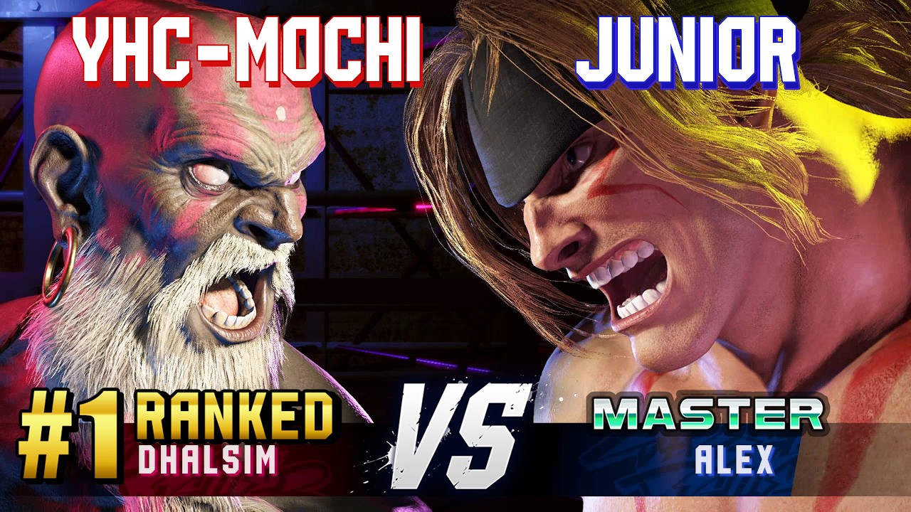 SF6 ▰ YHC-MOCHI (#1 Ranked Dhalsim) vs JUNIOR (Alex) ▰ High Level Gameplay