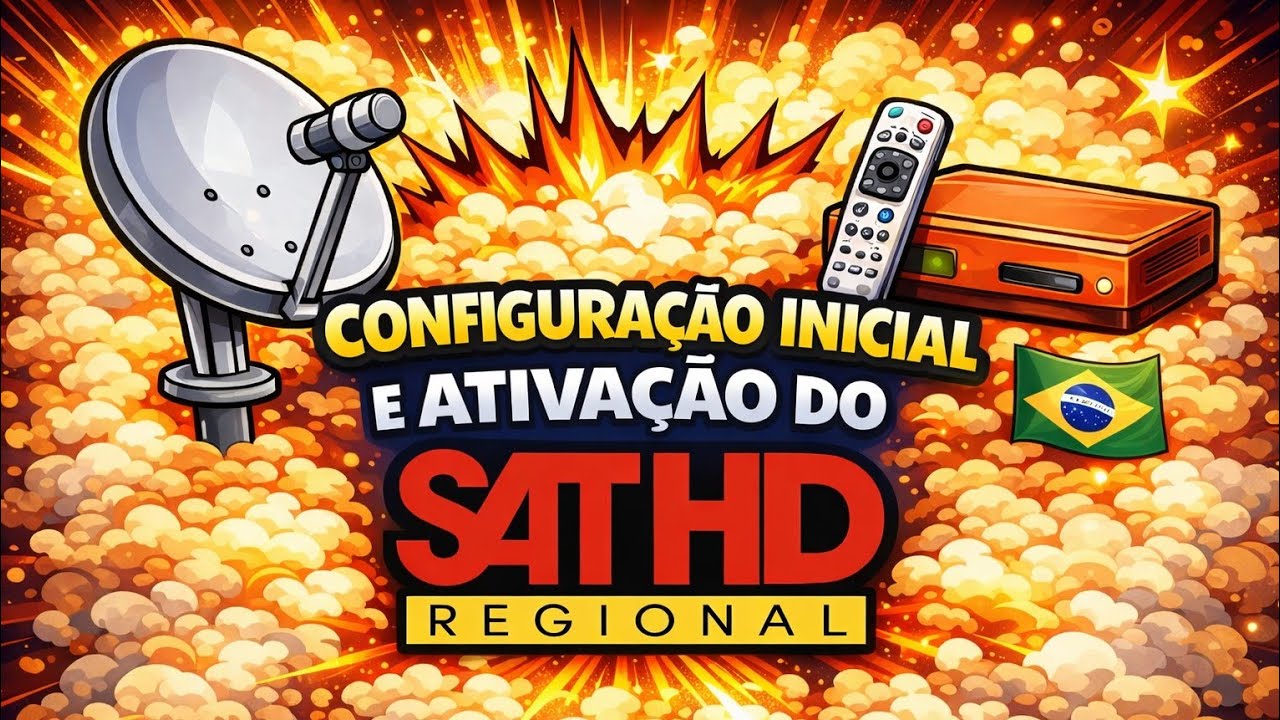 Configuração Inicial Do Receptor SAT HD Regional 