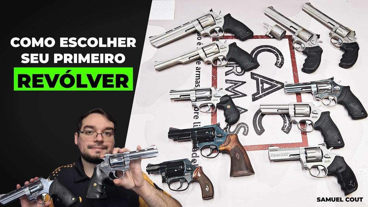 Como escolher seu primeiro Revolver: o que precisa saber sobre Porte, Calibre e outros