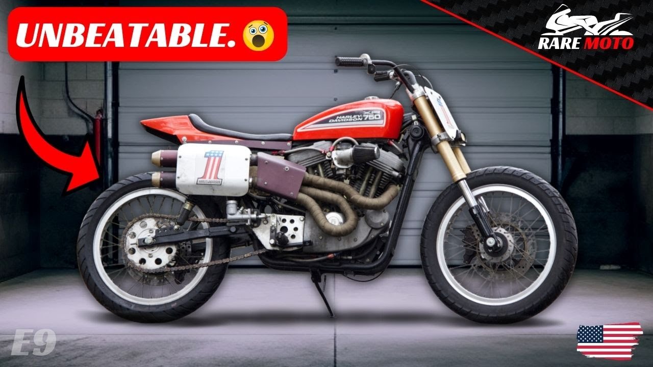 Этот редкий гоночный Harley уничтожил всех конкурентов — Harley Davidson XR750