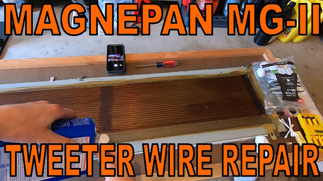 Ремонт твитера Magnepan MG-II и многое другое
