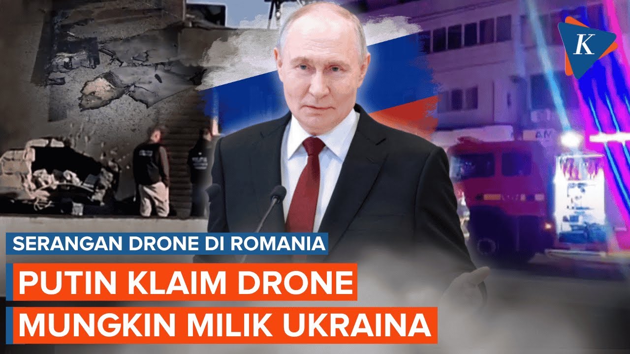Putin Tak Mau Disalahkan atas Serangan Drone di Romania